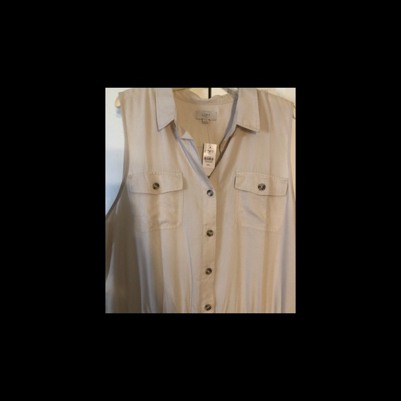 Loft Khaki Romper size XXL - Picture 3 of 8